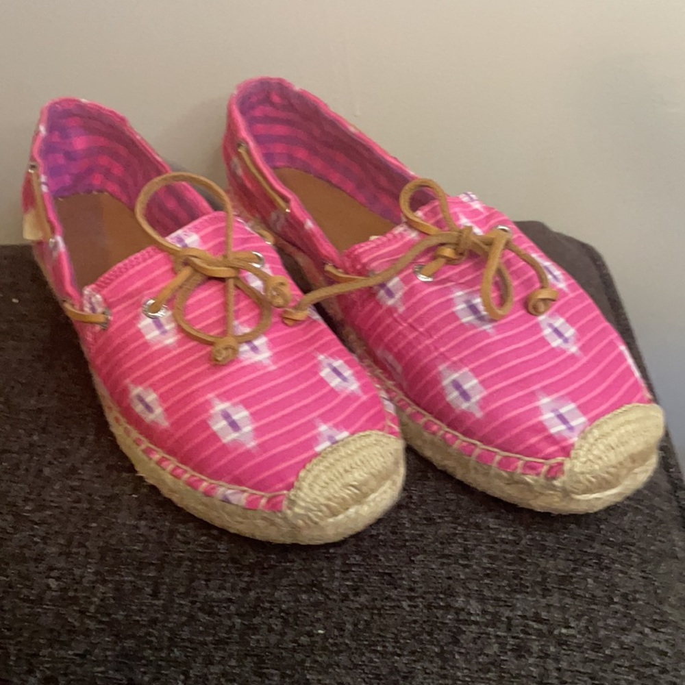 Sperry Top-Sider pink slip on shoes